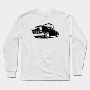 1955 Chevy 3100 - monochrome Long Sleeve T-Shirt